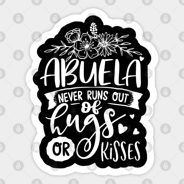 Abuela Grandma For Hispanic Grandma And Mother's Day Abuela Sticker by alcoshirts